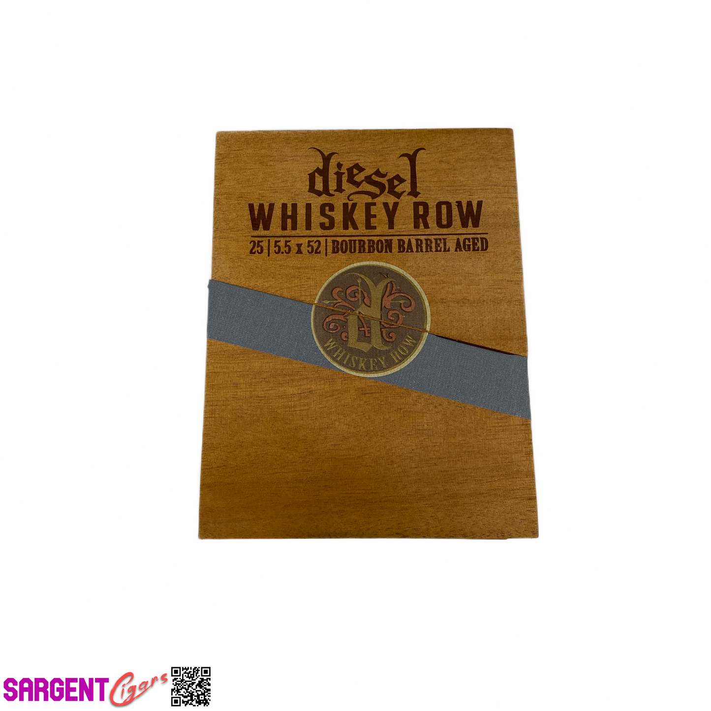 Diesel Whiskey Row Robusto Empty Wooden Cigar Box 4.5x6.25x4.5