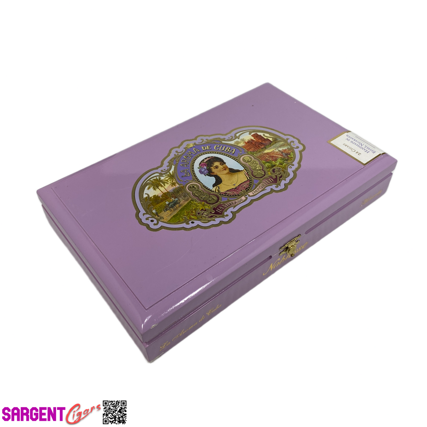 La Aroma Noblesse Monarchy Empty Wooden Cigar Box 12x7.5x2 (1)