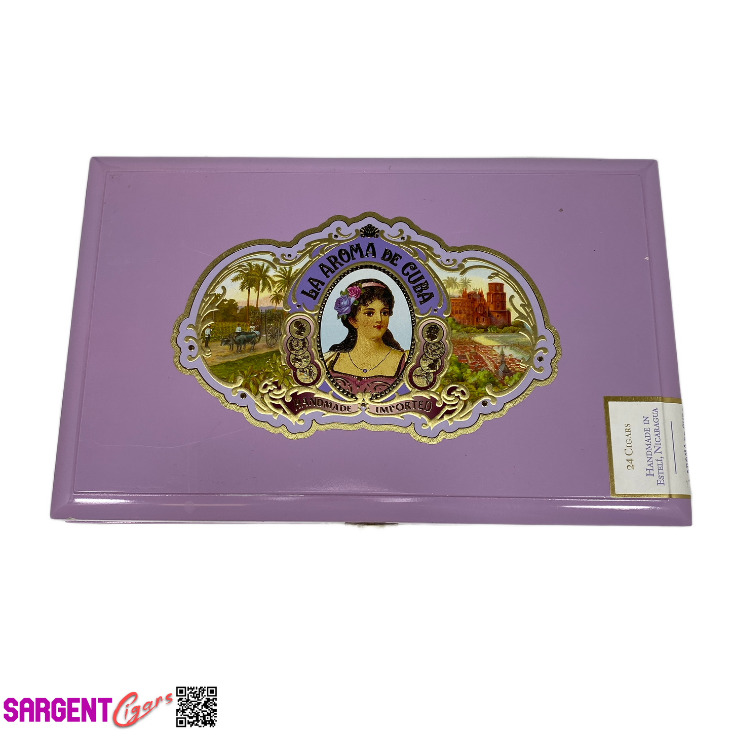 La Aroma Noblesse Monarchy Empty Wooden Cigar Box 12x7.5x2 (1)