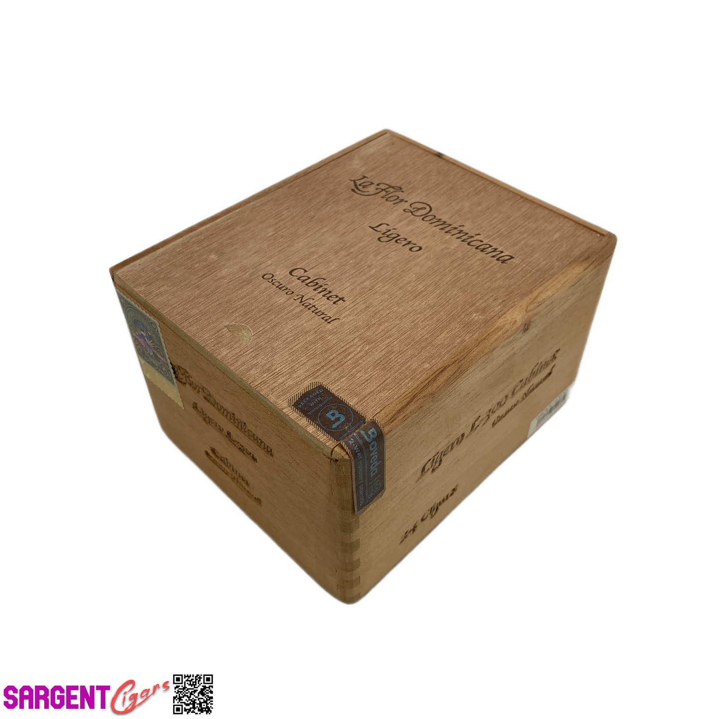 LFD Ligero L300 Empty Wooden Cigar Box 5.5x6.5x4