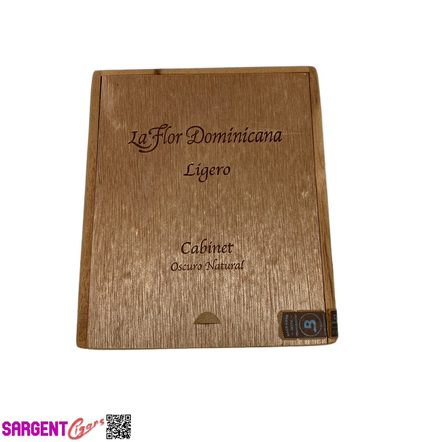 LFD Ligero L300 Empty Wooden Cigar Box 5.5x6.5x4