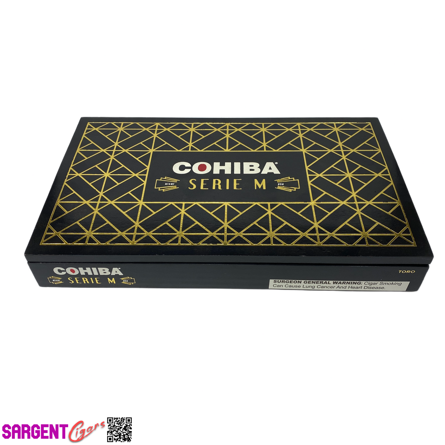 Cohiba Serie M Toro Empty Wooden Cigar Box 12.5x7.75x1.75