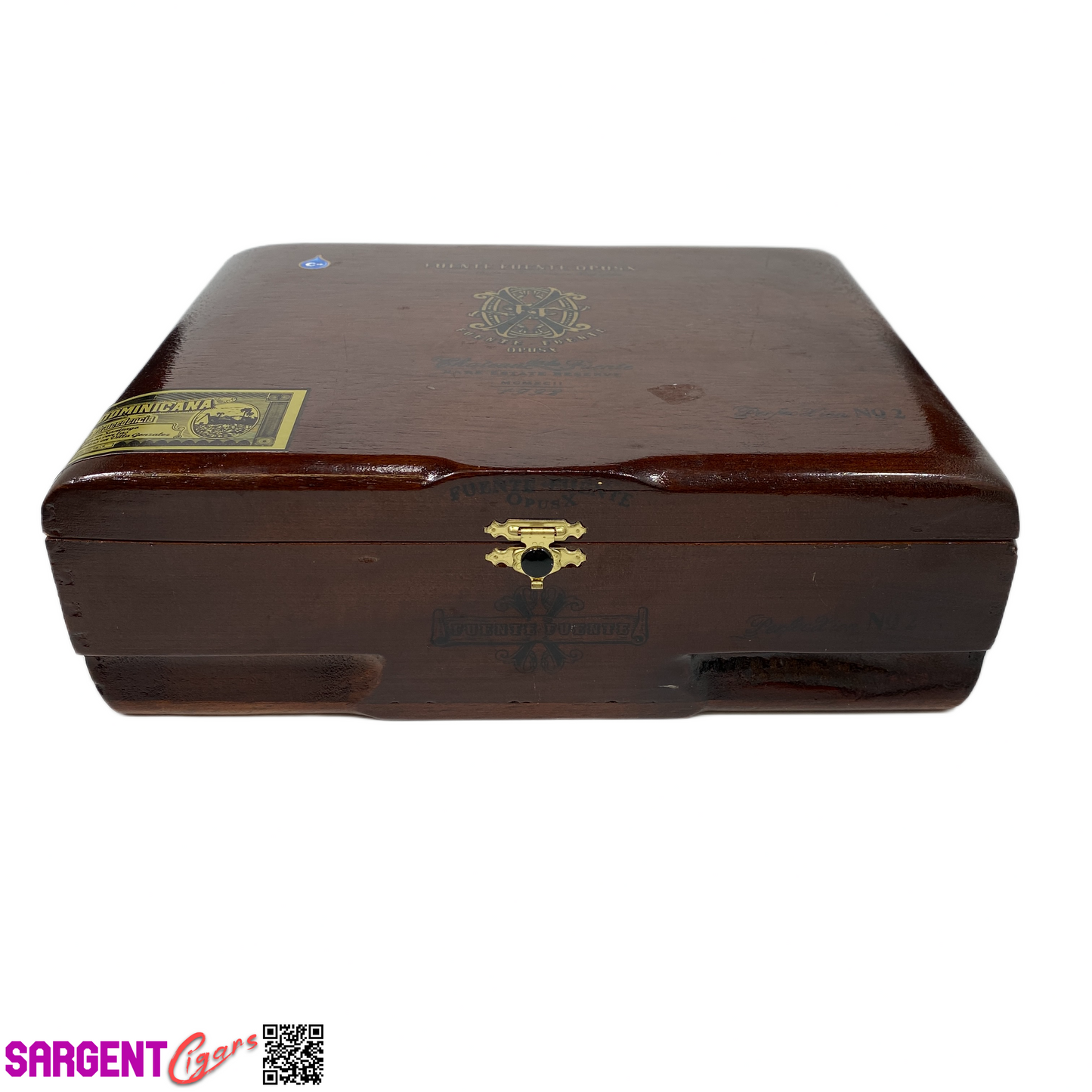 Arturo Fuente Opus X Perfection No2 Empty Wooden Cigar Box 9.5x7.5x3 (1)