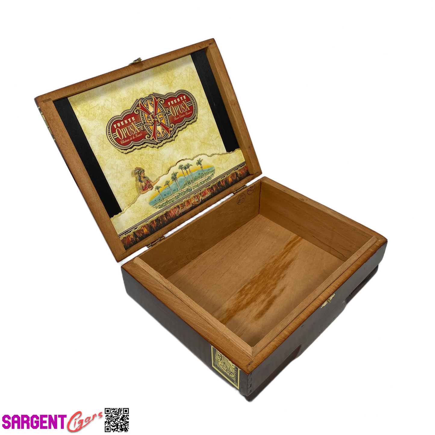 Arturo Fuente Opus X Perfection No2 Empty Wooden Cigar Box 9.5x7.5x3 (1)