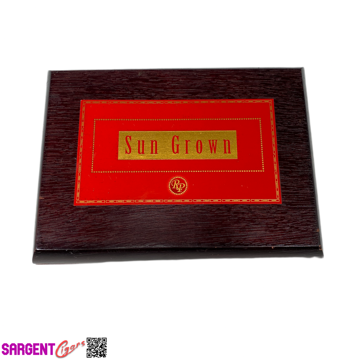 Rocky Patel Sun Grown Petite Corona Empty Wooden Cigar Box 8.25x6x1.75