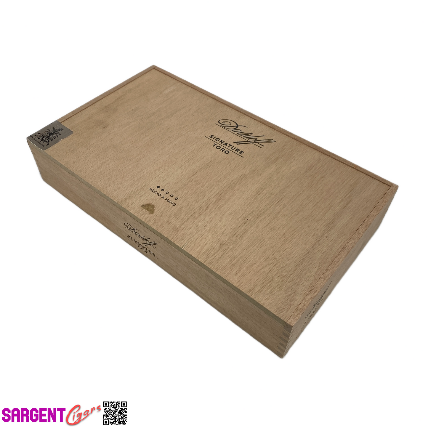 Davidoff Signature Toro Empty Wooden Cigar Box 11.5x6.5x2.25