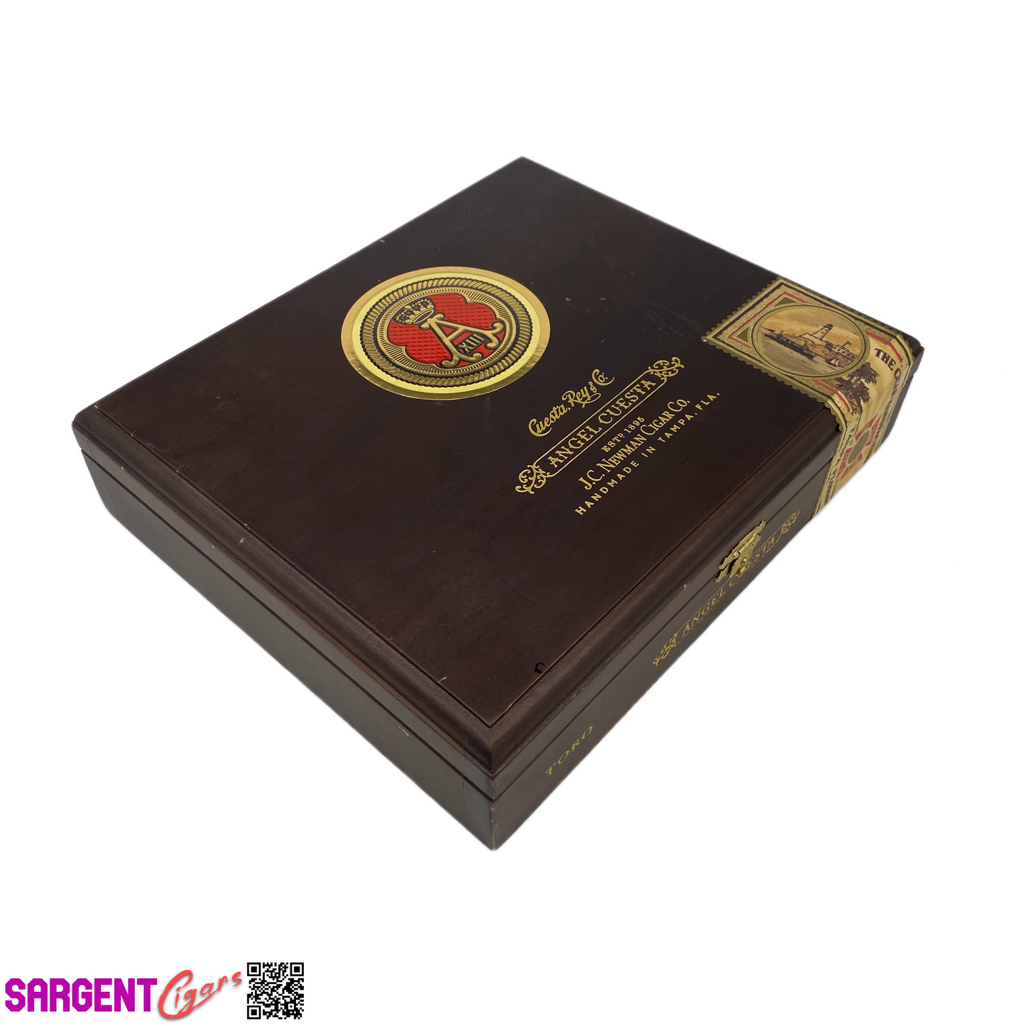 Cuesta Rey Angel Cuesta Toro Empty Wooden Cigar Box 9x8x2.25