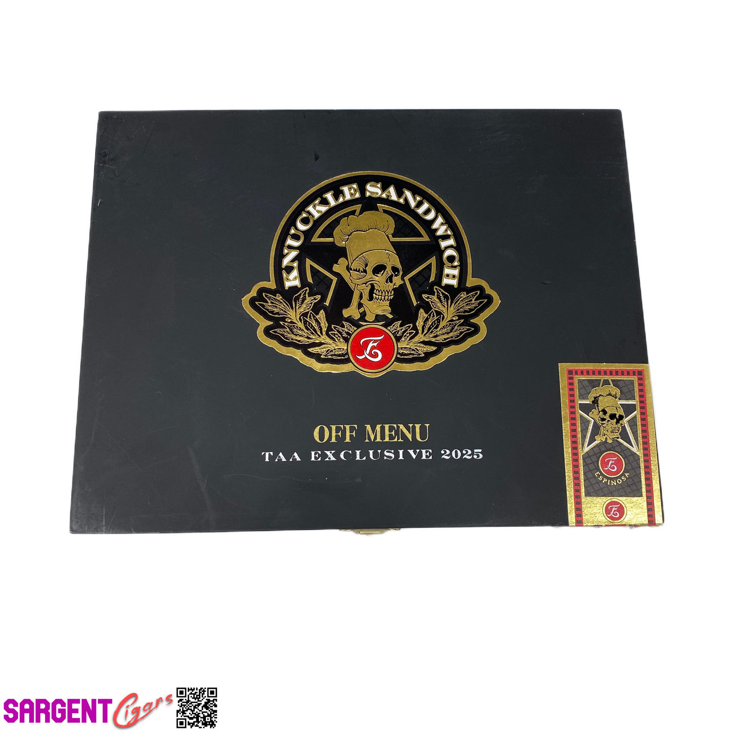 Guy Fieri Knuckle Sandwich Off Menu Toro Empty Wooden Cigar Box 9.25x7.25x2 (1)