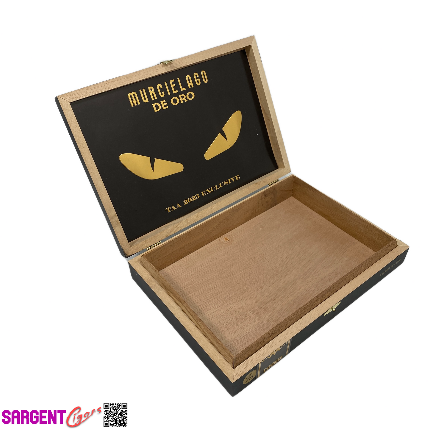 Espinosa Murcielago TAA 2023 Empty Wooden Cigar Box 10.5x7.25x1.75