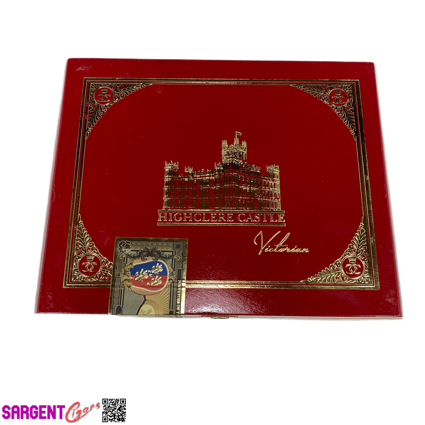 Highclere Castle Toro Empty Wooden Cigar Box 9.75x7.25x2.25