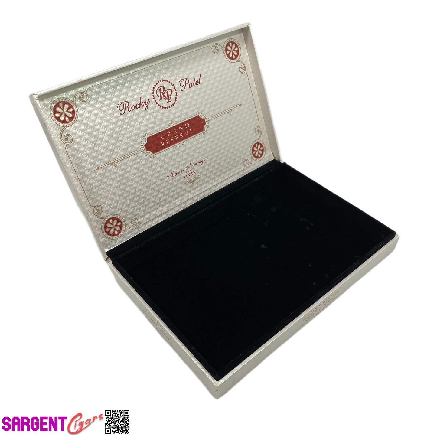 Rocky Patel Grand Reserve Sixty Empty Cigar Box 10x6.75x1.5