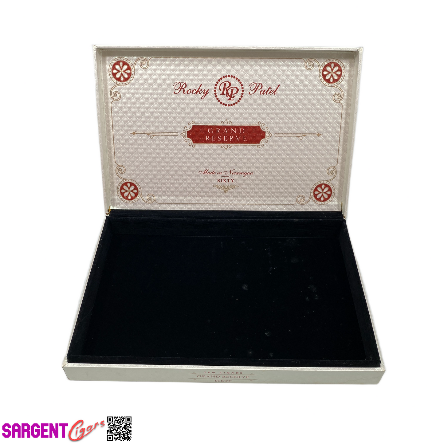 Rocky Patel Grand Reserve Sixty Empty Cigar Box 10x6.75x1.5