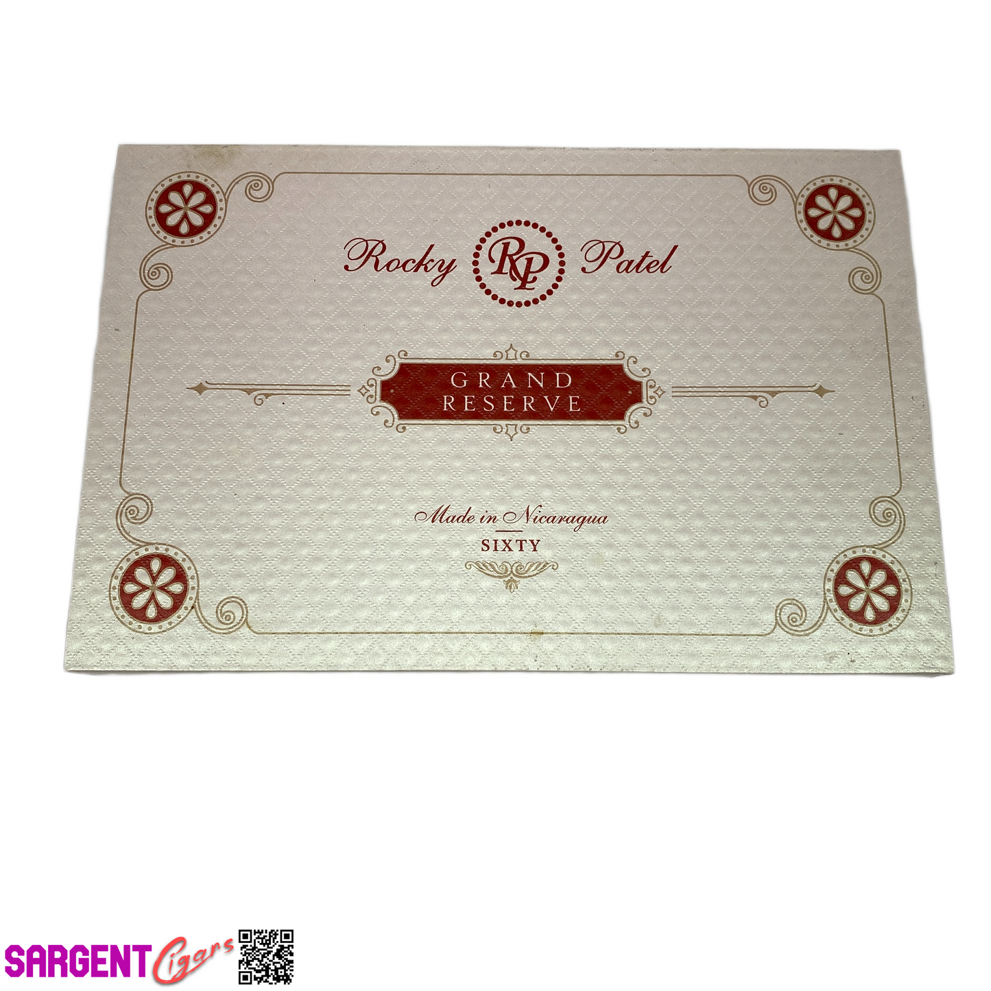Rocky Patel Grand Reserve Sixty Empty Cigar Box 10x6.75x1.5