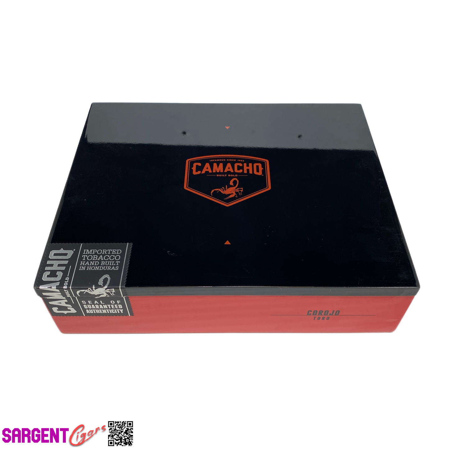 Camacho Corojo Toro Empty Wooden Cigar Box 8.75x7x2.25