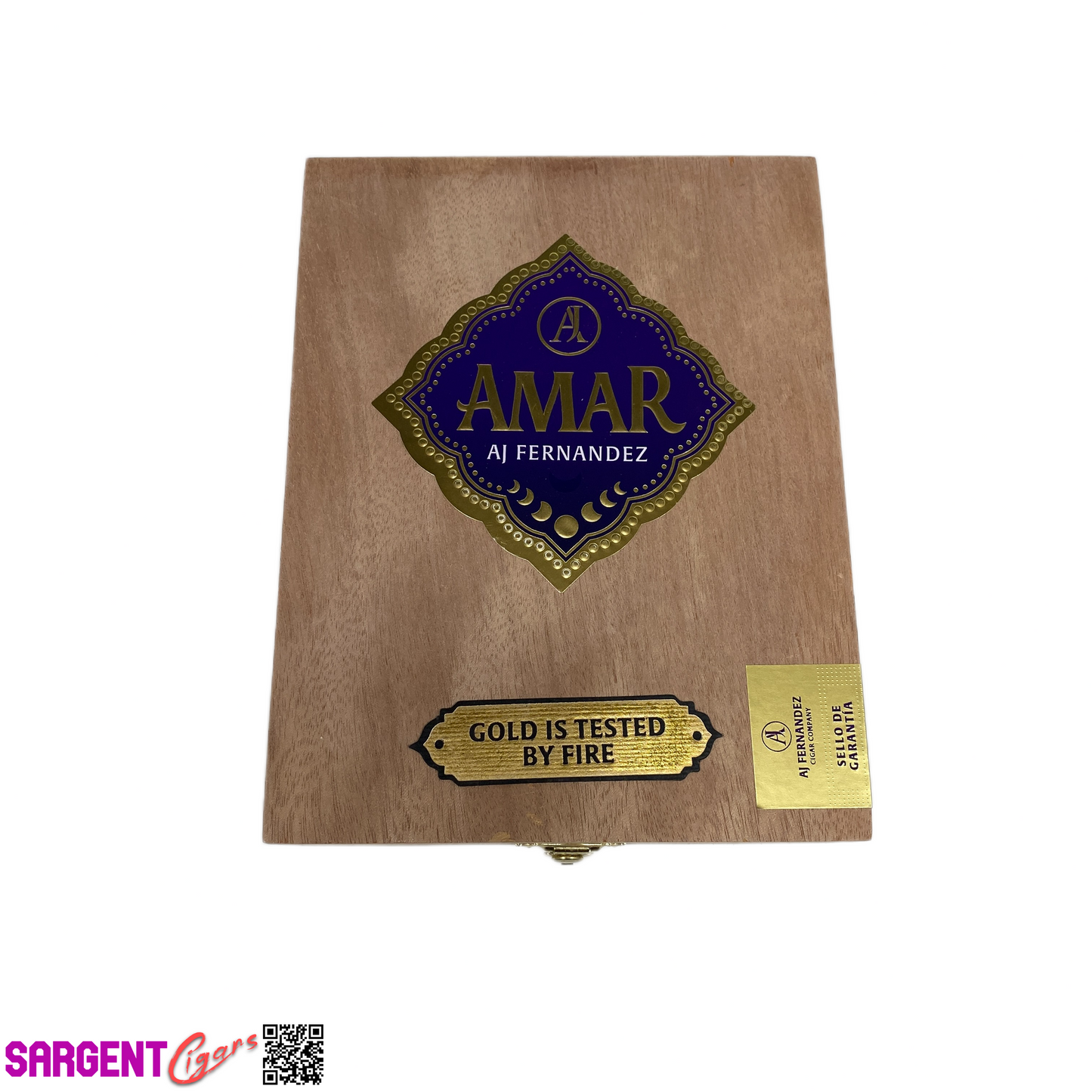 Aj Fernandez Amar Toro Empty Wooden Cigar Box 5.5x7.25x3.75