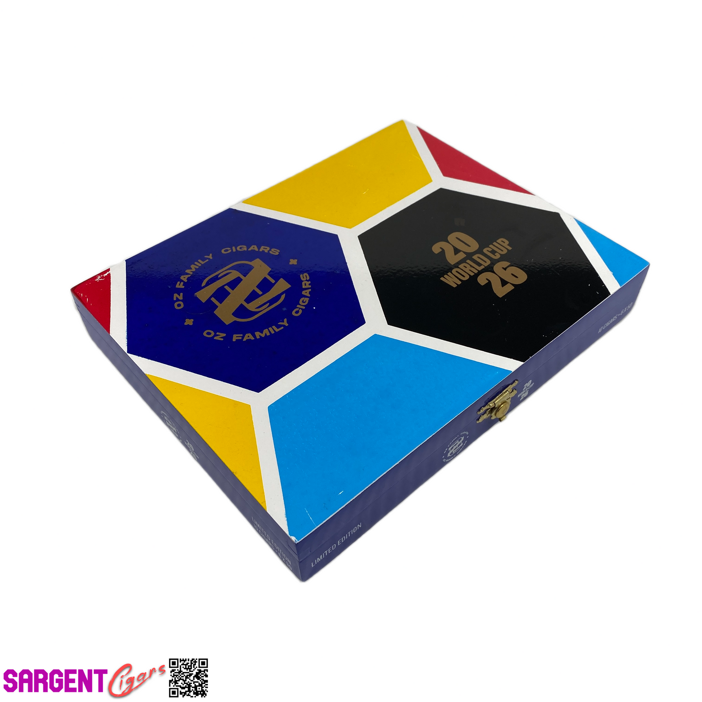 Ozgener World Cup 2026 Empty Wooden Cigar Box 8.5x7x1.5
