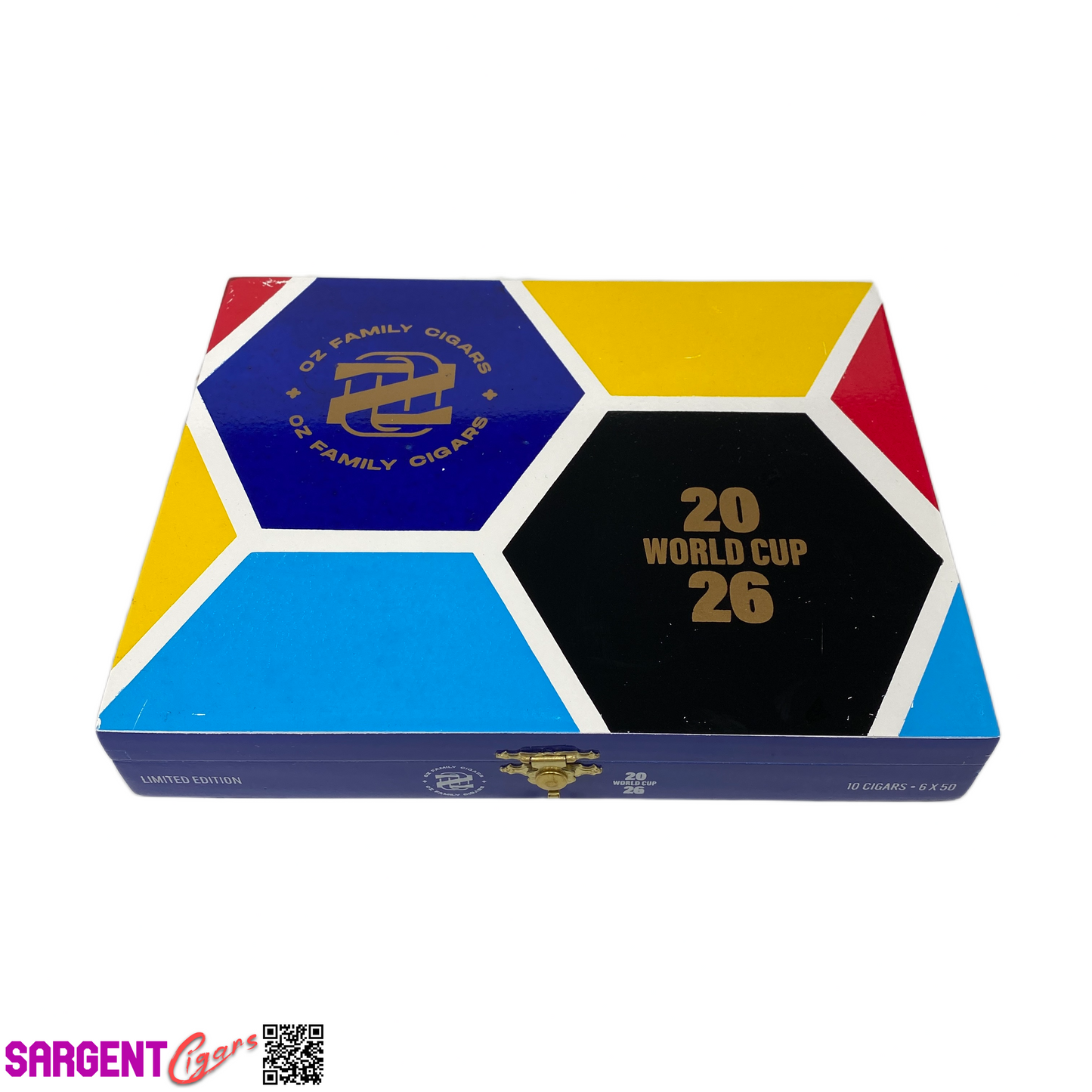 Ozgener World Cup 2026 Empty Wooden Cigar Box 8.5x7x1.5