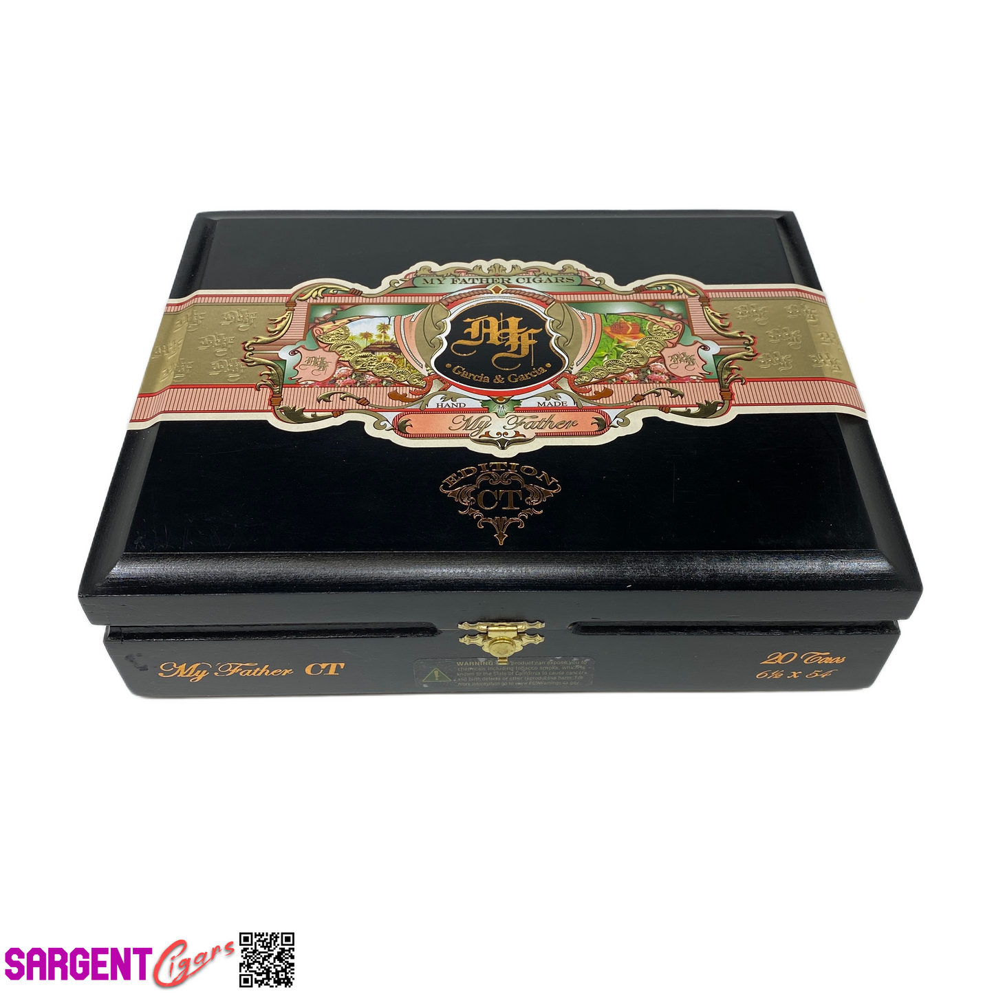 My Father Cigars Connecticut Toro Empty Wooden Cigar Box 9.5x7.5x2.5 (1)