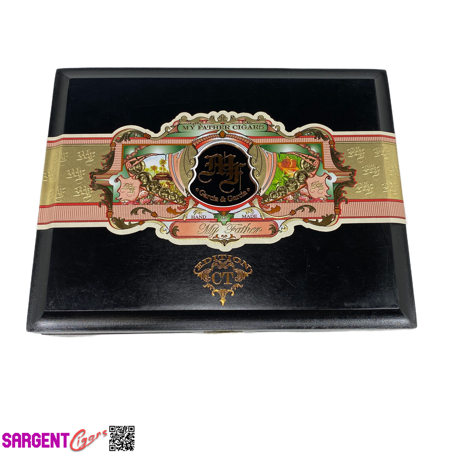 My Father Cigars Connecticut Toro Empty Wooden Cigar Box 9.5x7.5x2.5 (1)