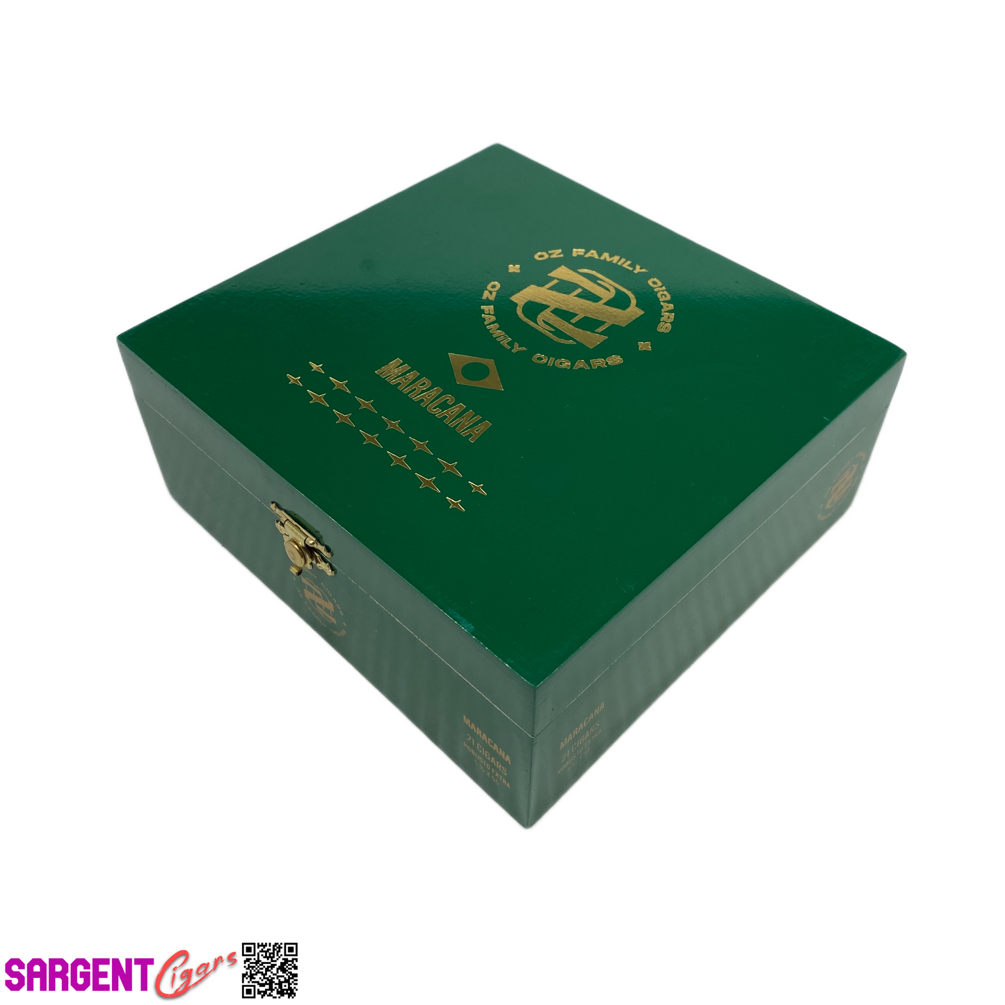 Ozgener Maracana Robusto Extra Empty Wooden Cigar Box 6.75x6.5x2.75