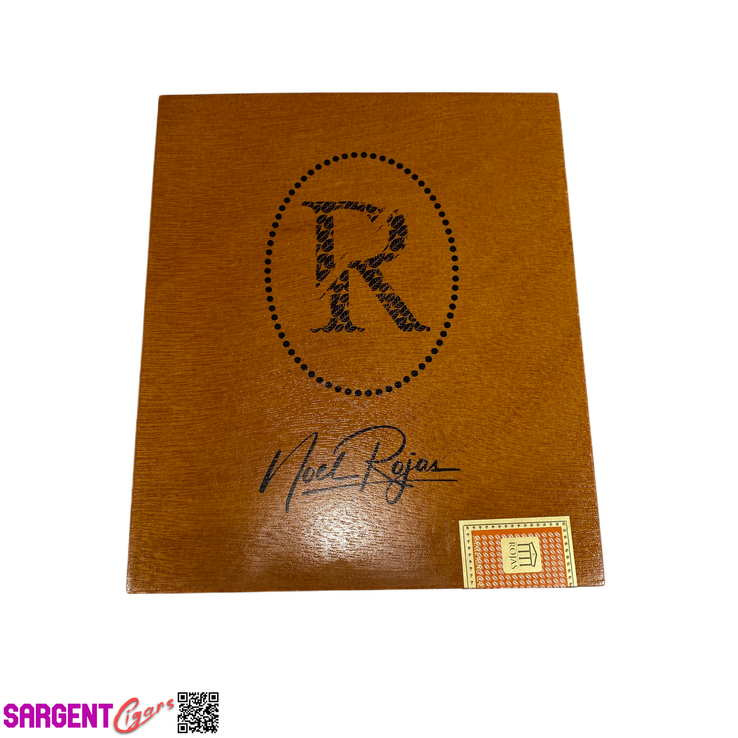 Rojas Quiet Morning Lancero Empty Wooden Cigar Box 6.5x8x3.25
