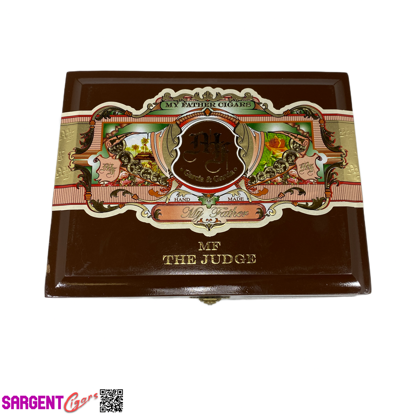 My Father Cigars The Judge Grand Robusto Empty Wooden Cigar Box 7.5x6x3.25 (1)