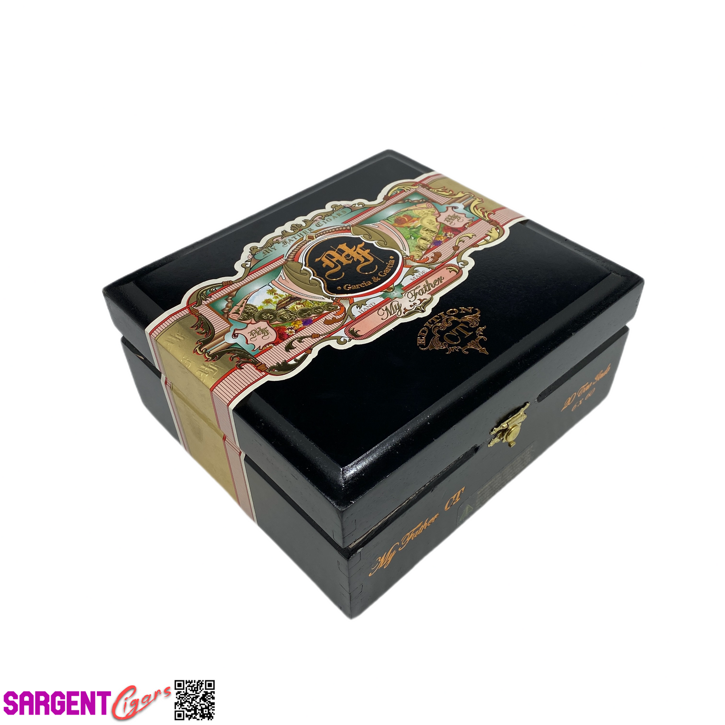 My Father Cigars Connecticut Toro Gordo Empty Wooden Cigar Box 7.5x7x3.5 (1)