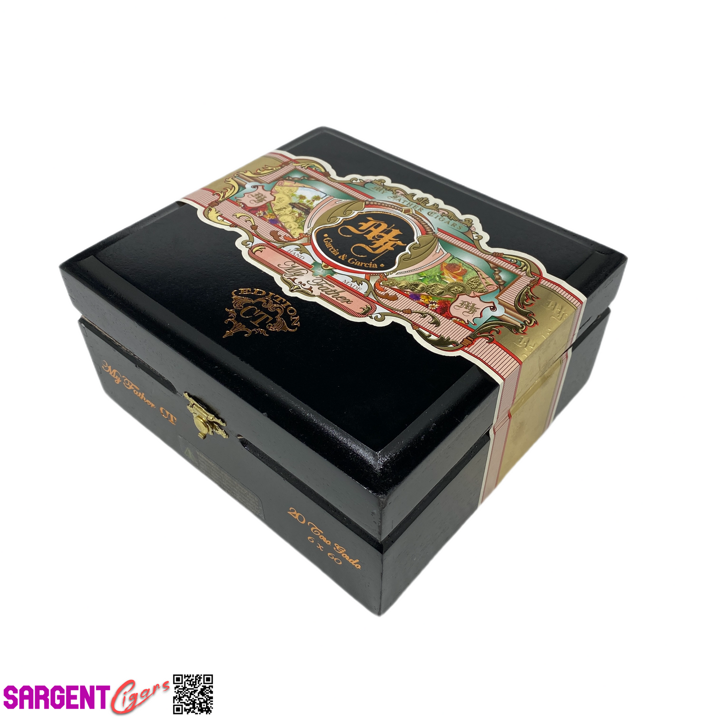 My Father Cigars Connecticut Toro Gordo Empty Wooden Cigar Box 7.5x7x3.5 (1)