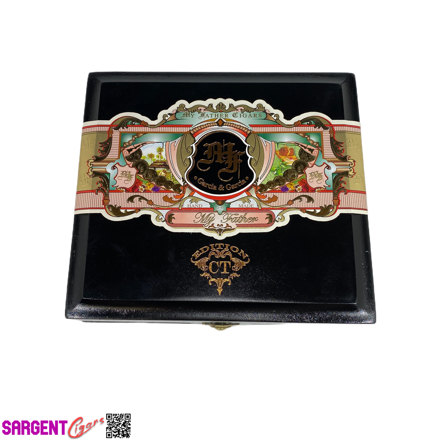 My Father Cigars Connecticut Toro Gordo Empty Wooden Cigar Box 7.5x7x3.5 (1)