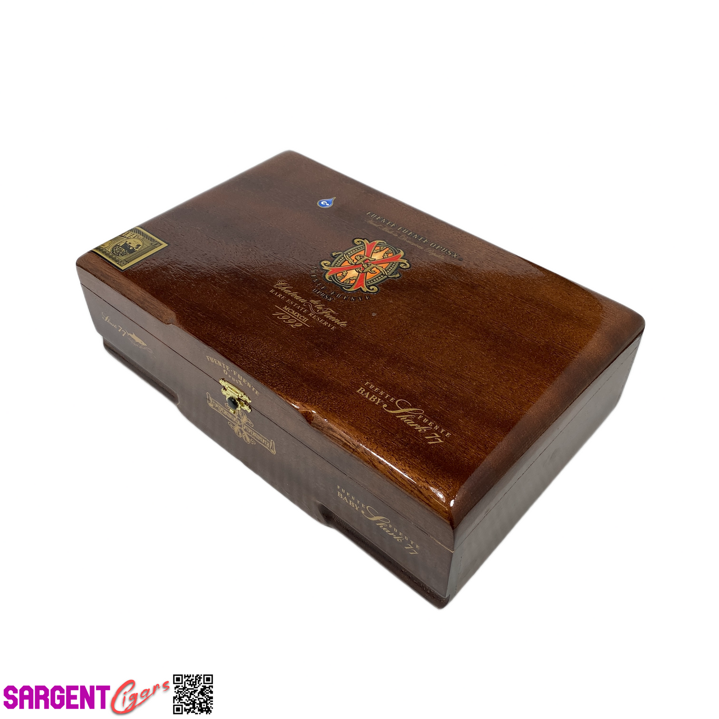Arturo Fuente Opus X Baby Shark 77 Empty Wooden Cigar Box 12x7.75x3.75