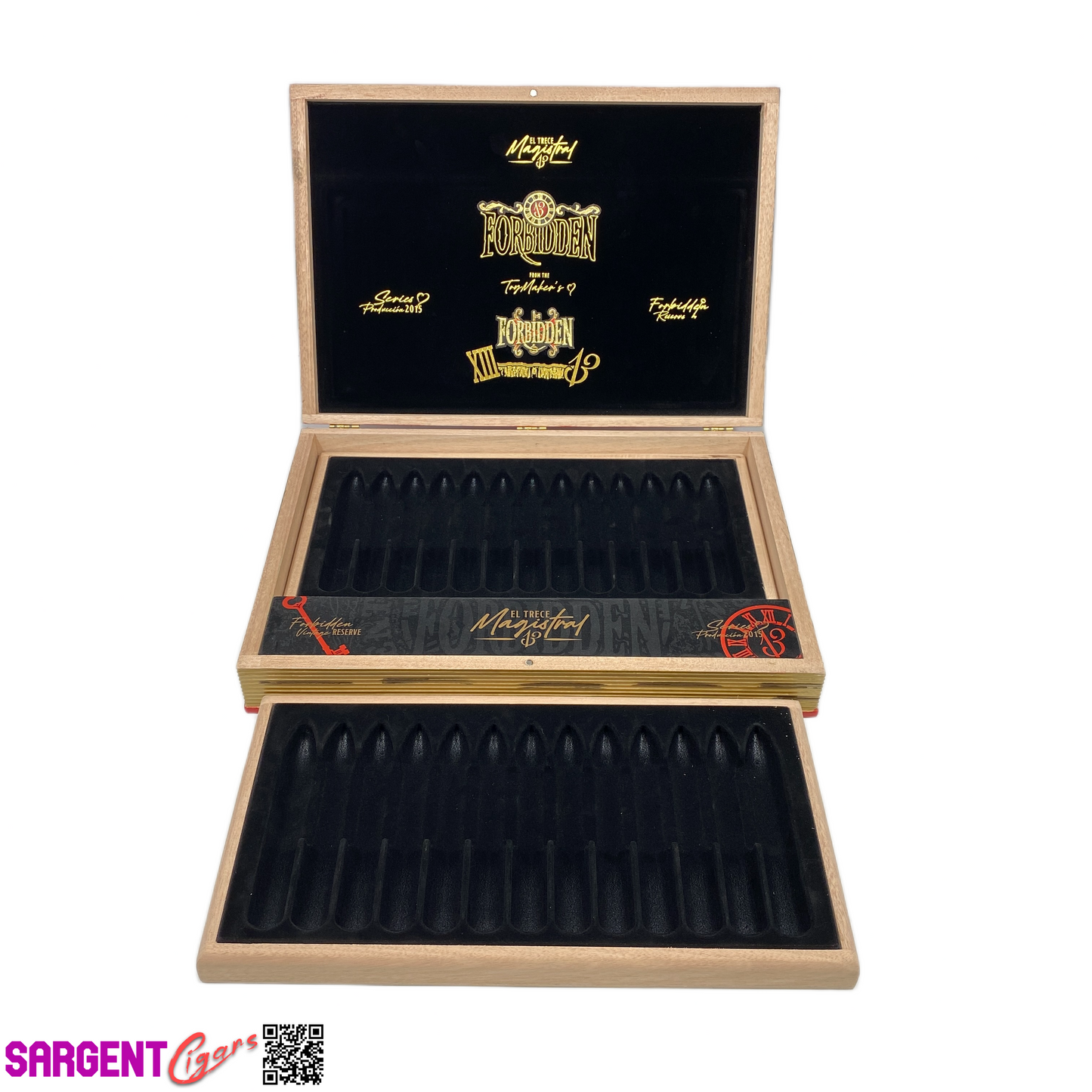 Arturo Fuente Opus X Forbidden X Empty Wooden Cigar Box 15.5x11x2.5