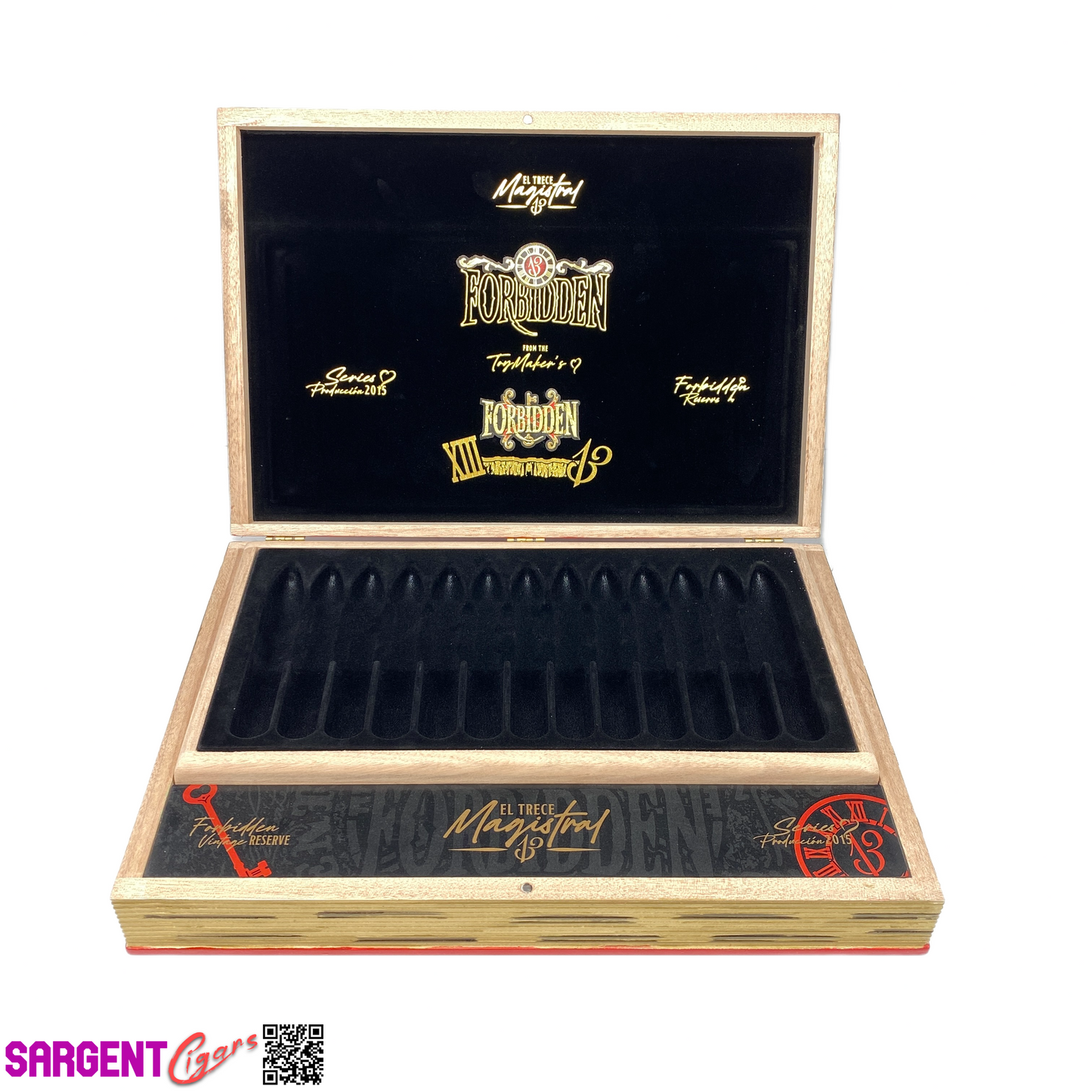 Arturo Fuente Opus X Forbidden X Empty Wooden Cigar Box 15.5x11x2.5