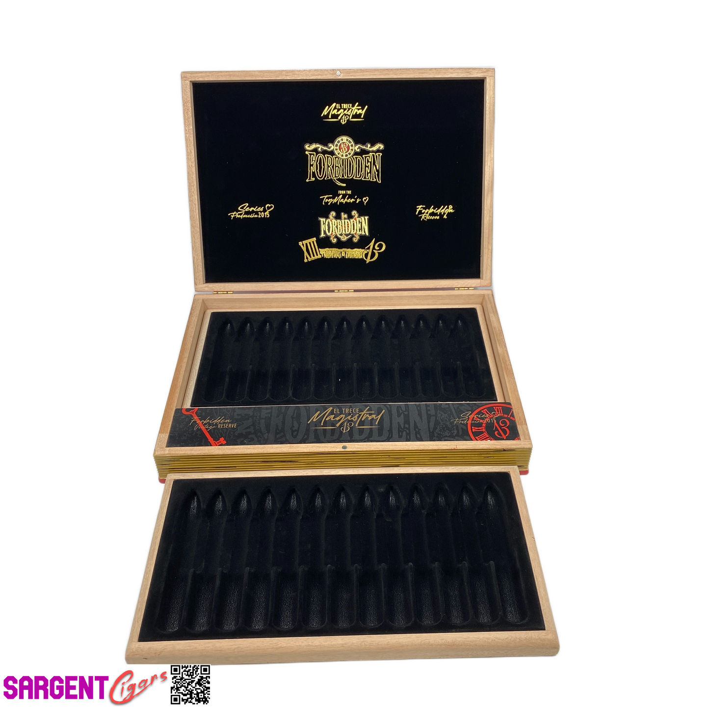 Arturo Fuente Opus X Forbidden X Empty Wooden Cigar Box 15.5x11x2.5 (1)