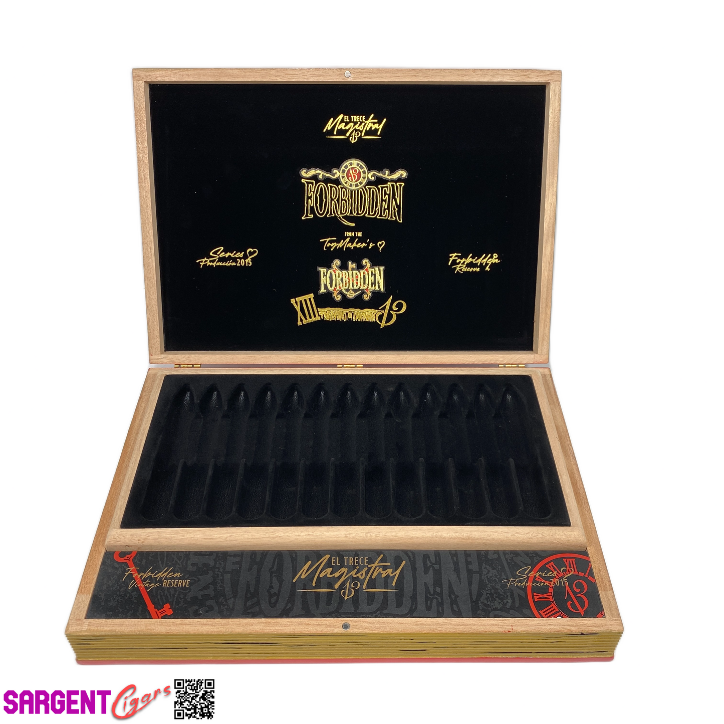 Arturo Fuente Opus X Forbidden X Empty Wooden Cigar Box 15.5x11x2.5 (1)
