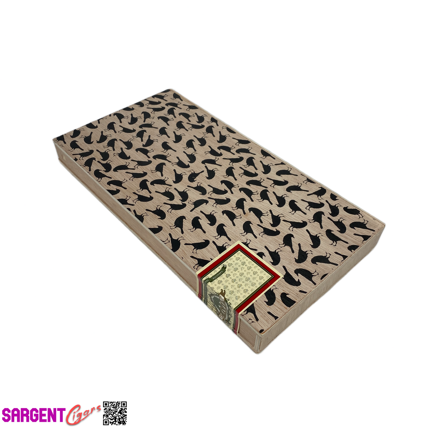 Viaje Happy Halloween Empty Wooden Cigar Box 12x6.25x1.25