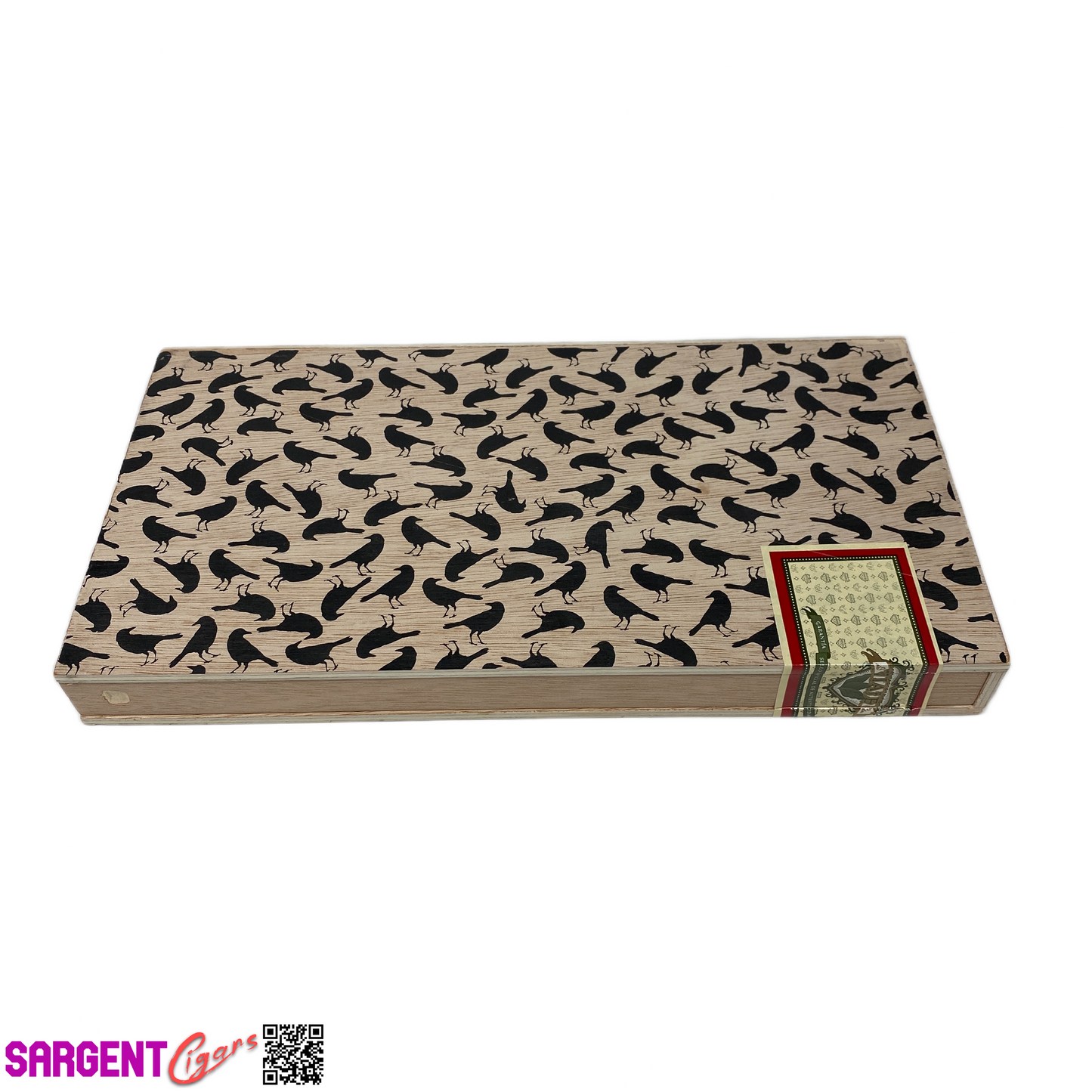 Viaje Happy Halloween Empty Wooden Cigar Box 12x6.25x1.25