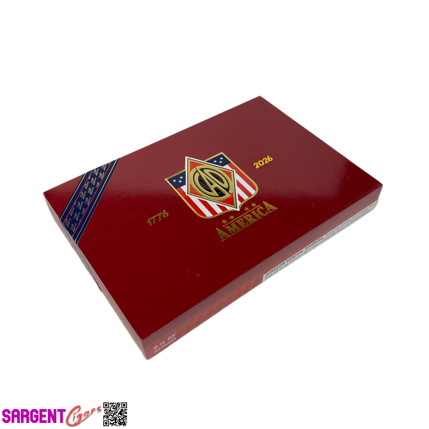 Cao America Empty Wooden Cigar Box 9.25x6.25x1.25
