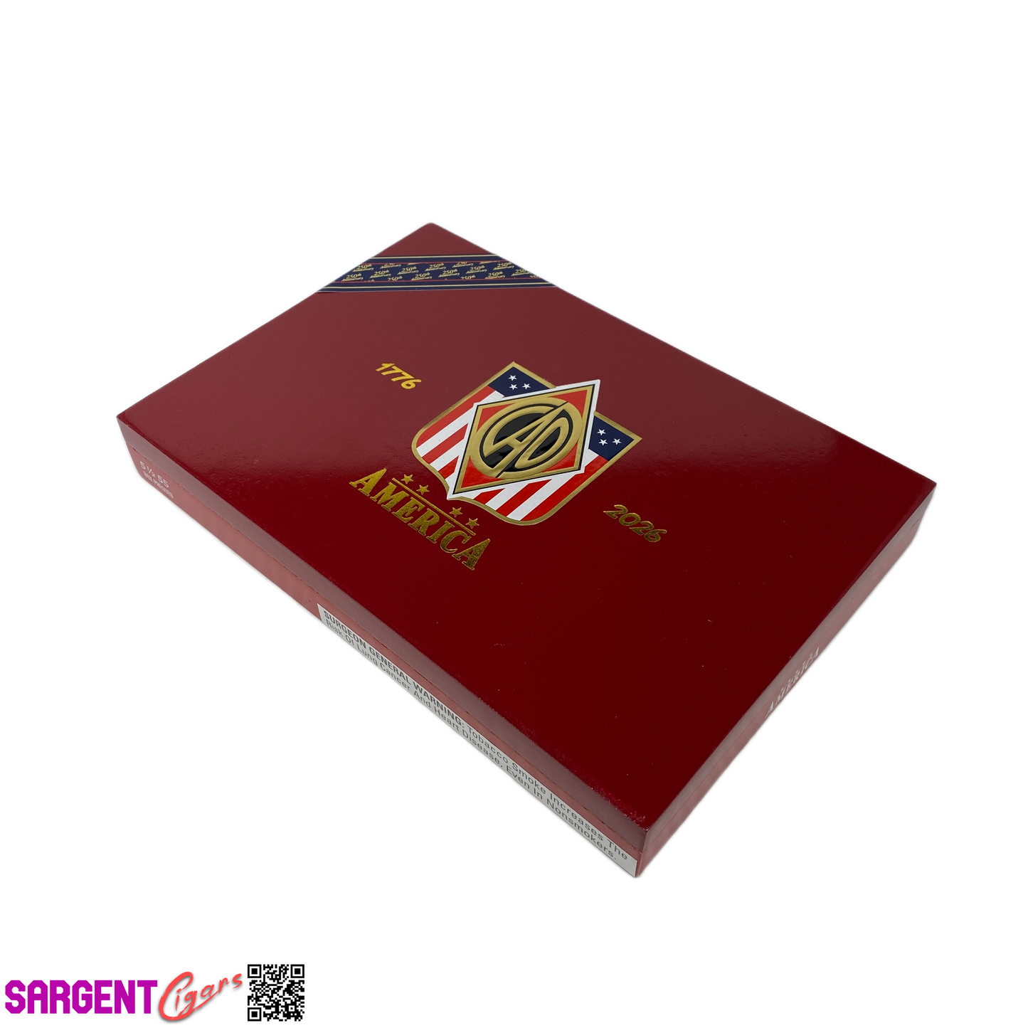 Cao America Empty Wooden Cigar Box 9.25x6.25x1.25