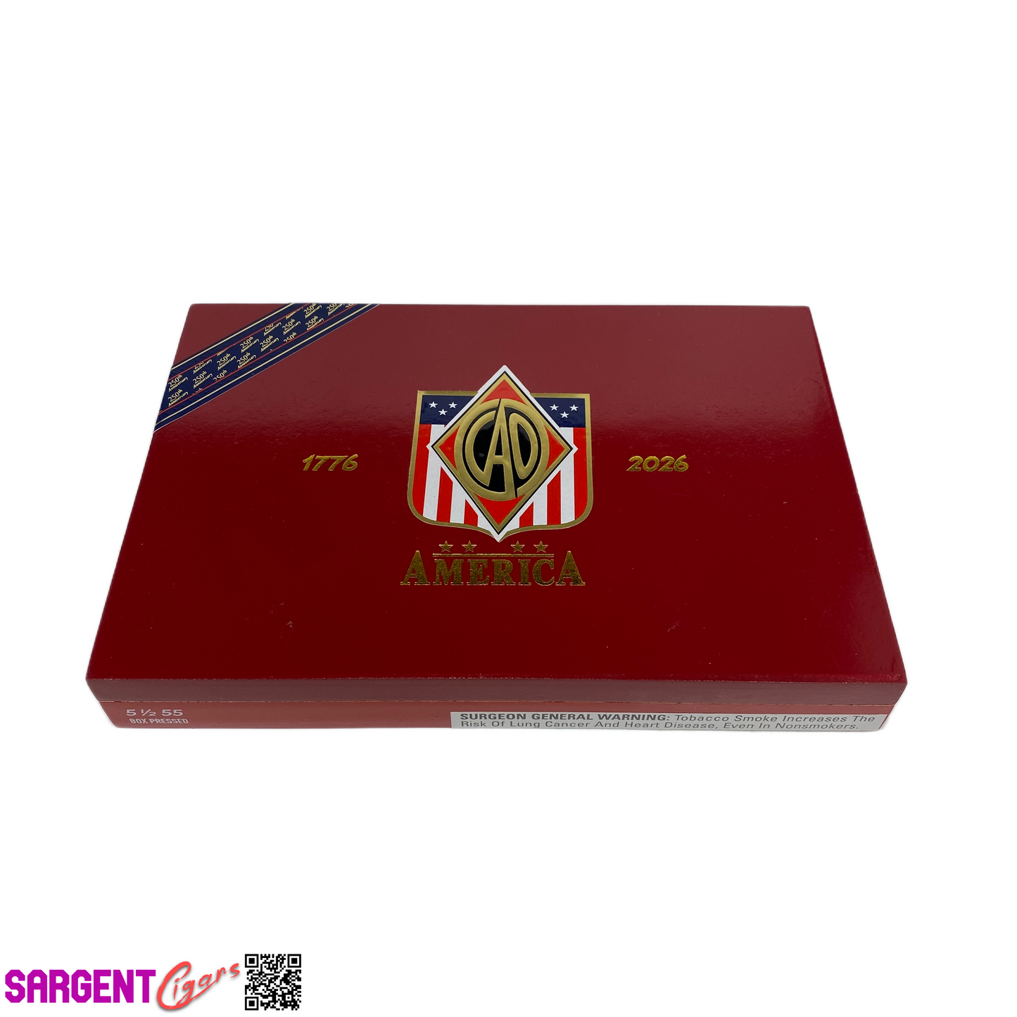 Cao America Empty Wooden Cigar Box 9.25x6.25x1.25