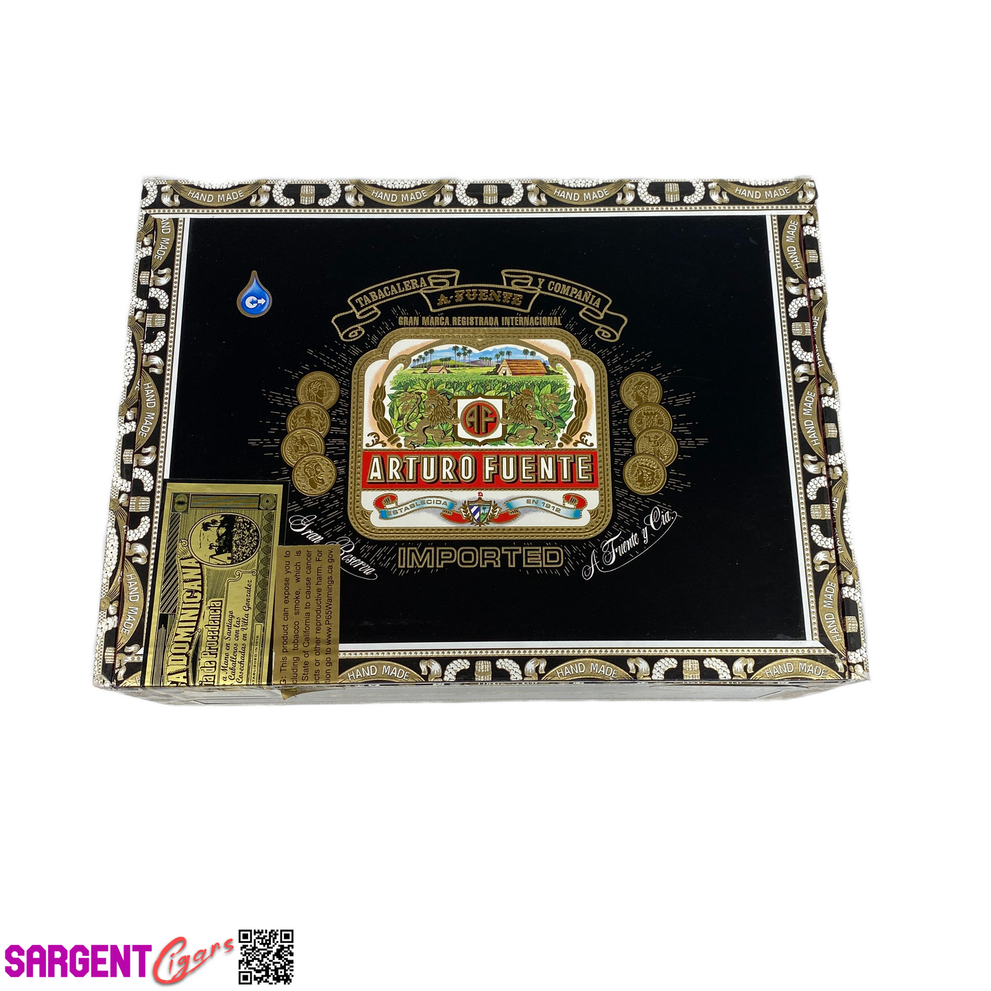 Arturo Fuente Chateau Pyramids Empty Cigar Box 9x6.5x3.5