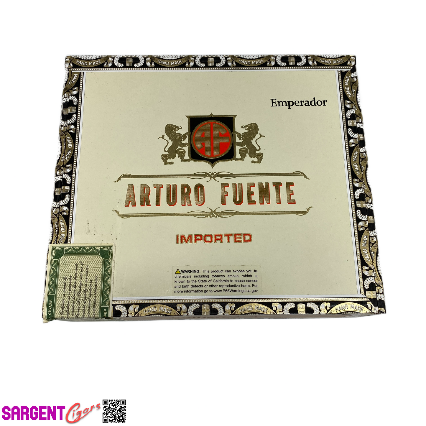 Arturo Fuente Emperador Empty Cigar Box 8.5x7.5x2.5