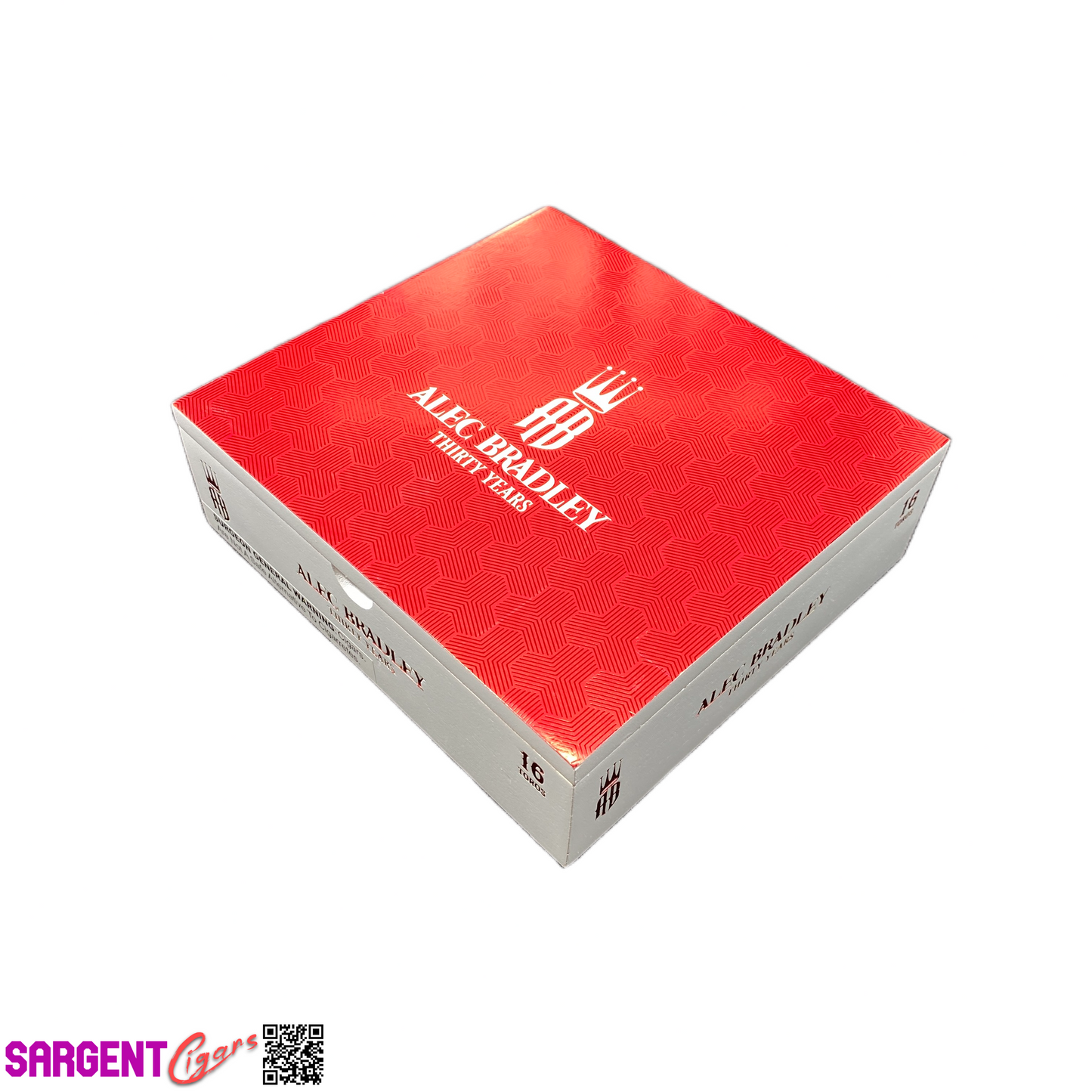 Alec Bradley 30 Years Toro Empty Wooden Cigar Box 7.5x7x2.5
