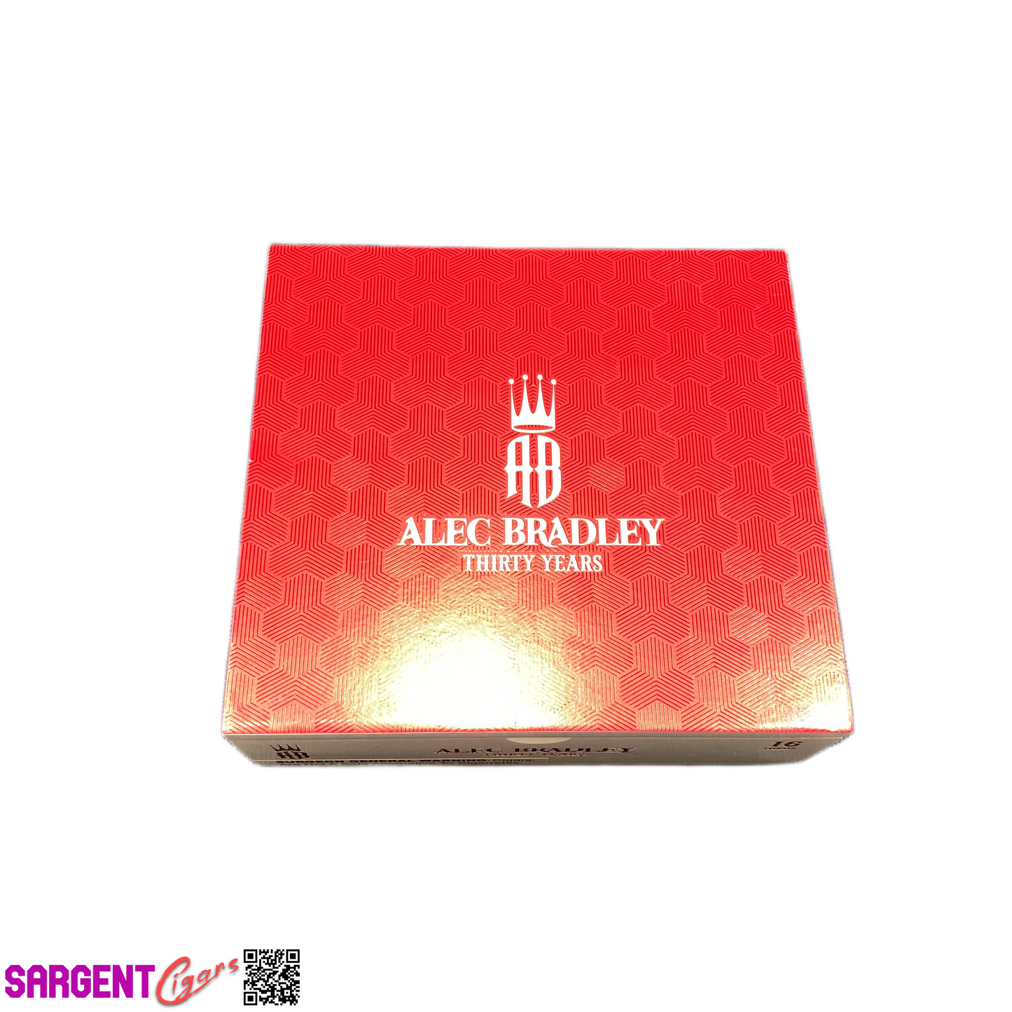 Alec Bradley 30 Years Toro Empty Wooden Cigar Box 7.5x7x2.5