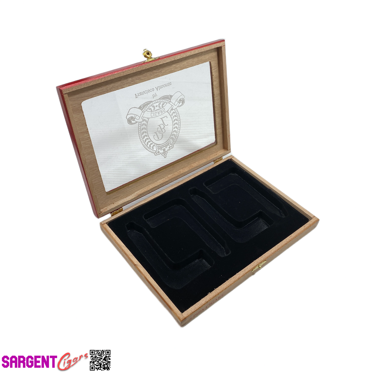 DBL Pipa Empty Wooden Cigar Box 10x7x1.5