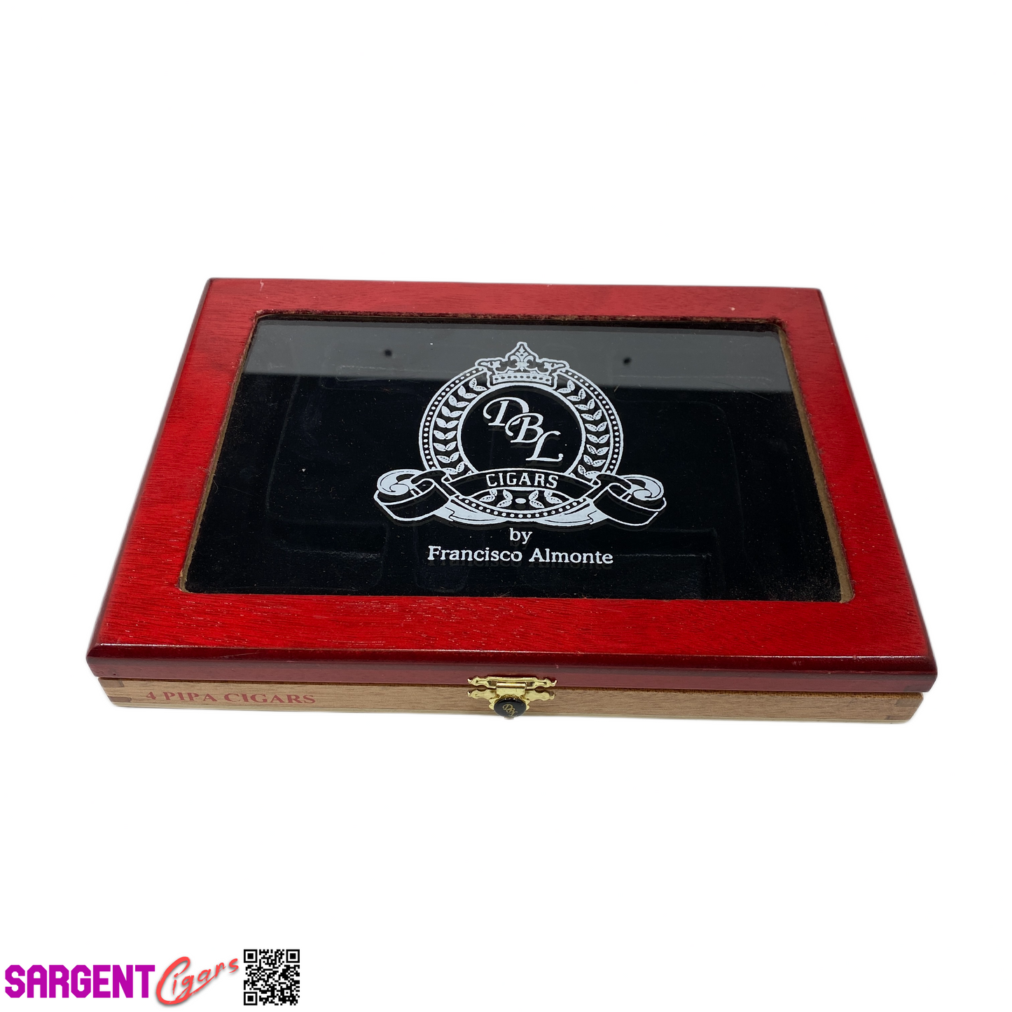 DBL Pipa Empty Wooden Cigar Box 10x7x1.5
