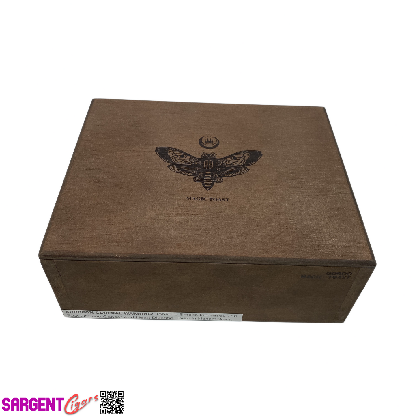 Alec Bradley Magic Toast Gordo Empty Wooden Cigar Box 8.25x7x3