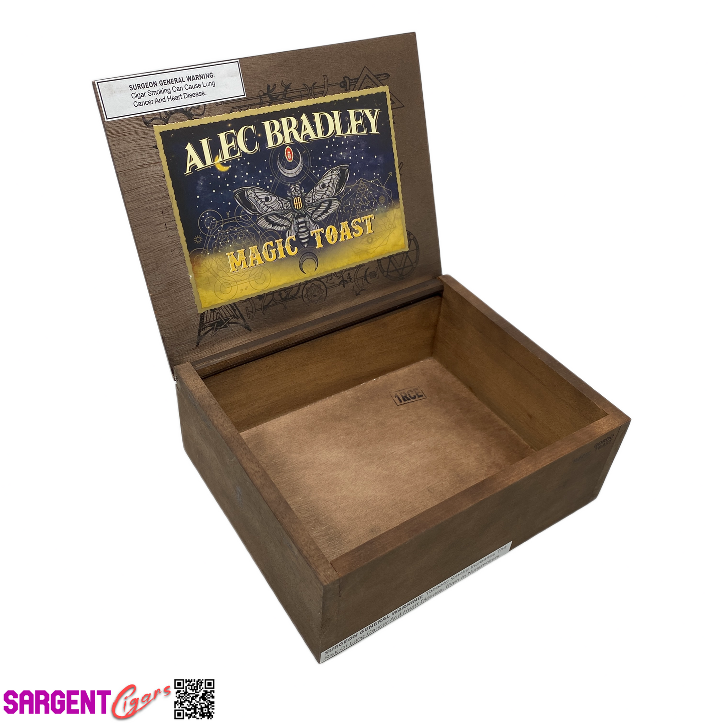 Alec Bradley Magic Toast Gordo Empty Wooden Cigar Box 8.25x7x3