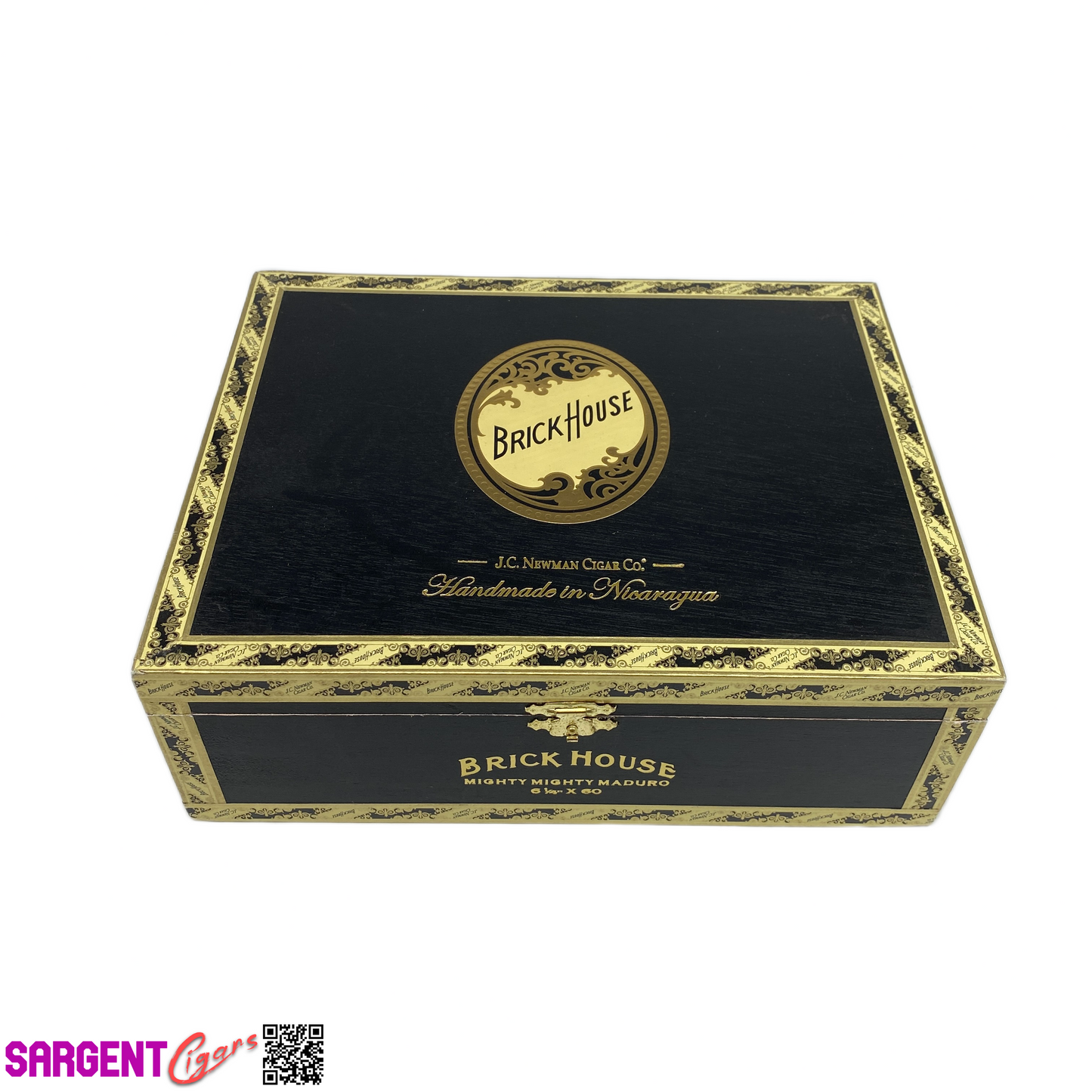 BrickHouse Maduro Mighty Mighty Empty Wooden Cigar Box 9.5x7.5x3.25