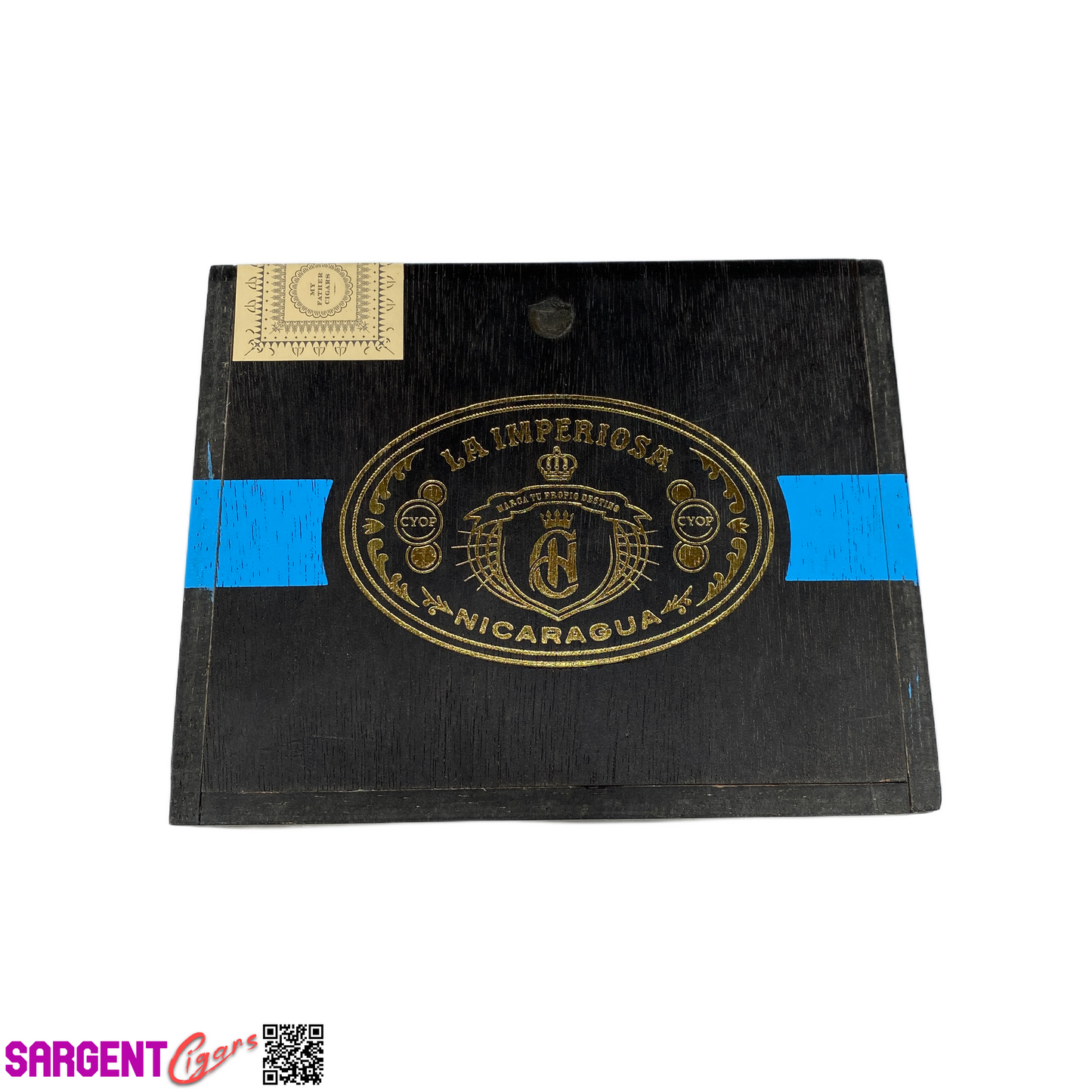La Imperiosa Magicos Empty Wooden Cigar Box 6.5x5.25x3