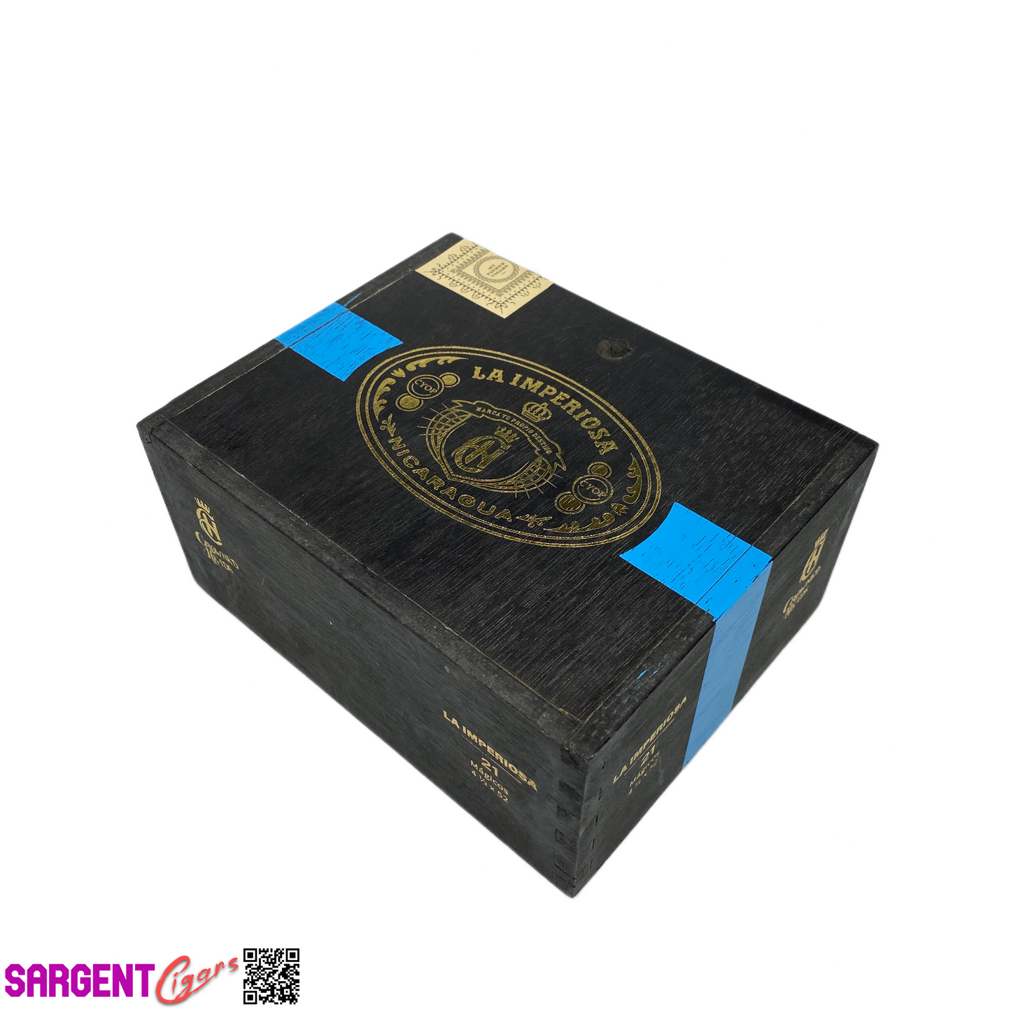 La Imperiosa Magicos Empty Wooden Cigar Box 6.5x5.25x3